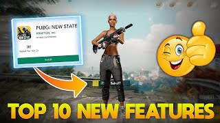 TOP 10 NEW FEATURES IN PUBG NEW STATE | ERANGEL 2051 GAMEPLAY