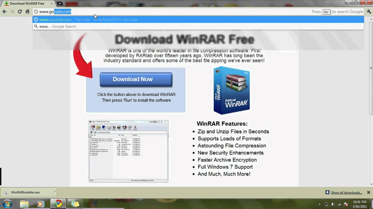 winrar download tutorial