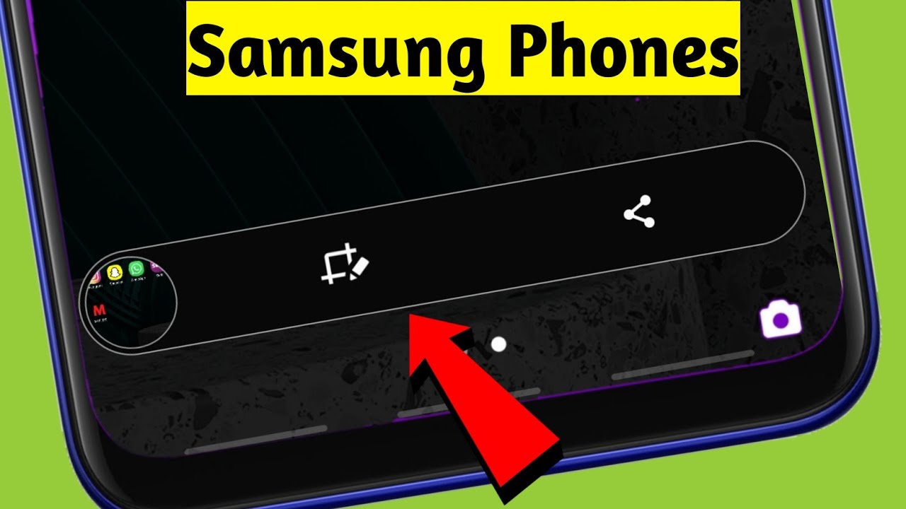 How to Take ScreenShot & Long ScreenShot on Samsung A51 - YouTube