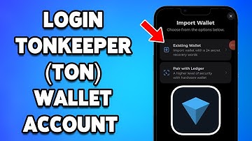 How To Login Tonkeeper Wallet Account 2024 | Tonkeeper TON Wallet Sign In Guide