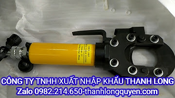 ĐẦU CẮT CÁP THỦY LỰC HHD-40F VÀ ĐẦU ÉP COS THỦY LỰC MODERN CO-500H GIAO CHO ANH PHÁT KCN ĐỨC HÒA