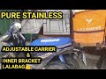 Install inner adjustable carrier bracket for lalabaglalamove purestainless