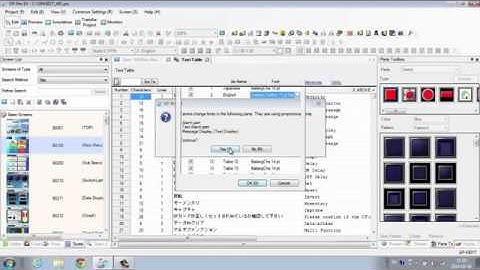Batch Conversion of Text Table Font with GP Pro EX