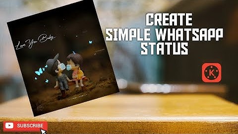 Simple Whatsapp Status Video Editing In Kinemaster | Instagram story | Kinemaster tutorial