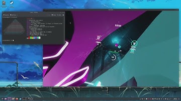 Beat Saber running on Arch Linux on Quest 2 (Monado, Envision, WiVRn)