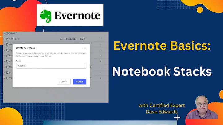 Evernote Basics: Notebook Stacks