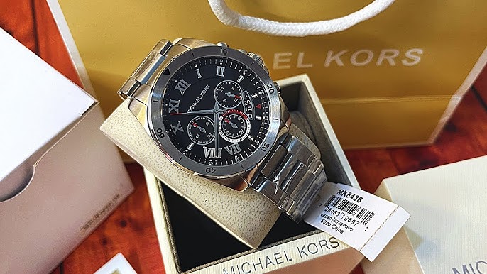 Men's Michael Kors Brecken Chronograph Watch MK8438 - YouTube