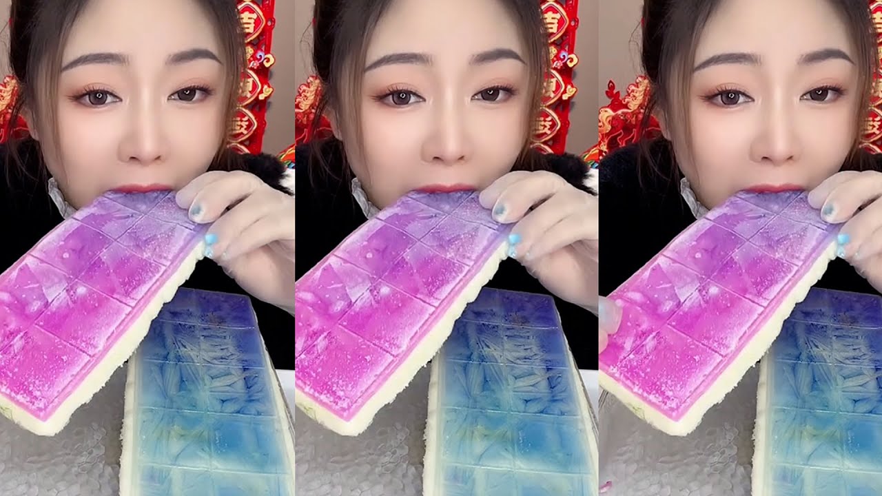 FREEZER FROST ICE | FREEZER FROST SCRAPING | ICE EATING | WHITE ICE | 얼음 먹