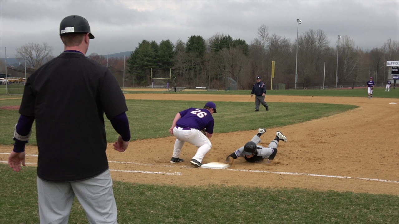 MONROE WOODBURY VARSITY BASEBALL VS WARWICK HIGH SCHOOL