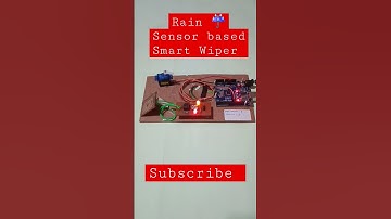 Rain Operated Wiper using Arduino #arduinoprojects #automation #education #circuits