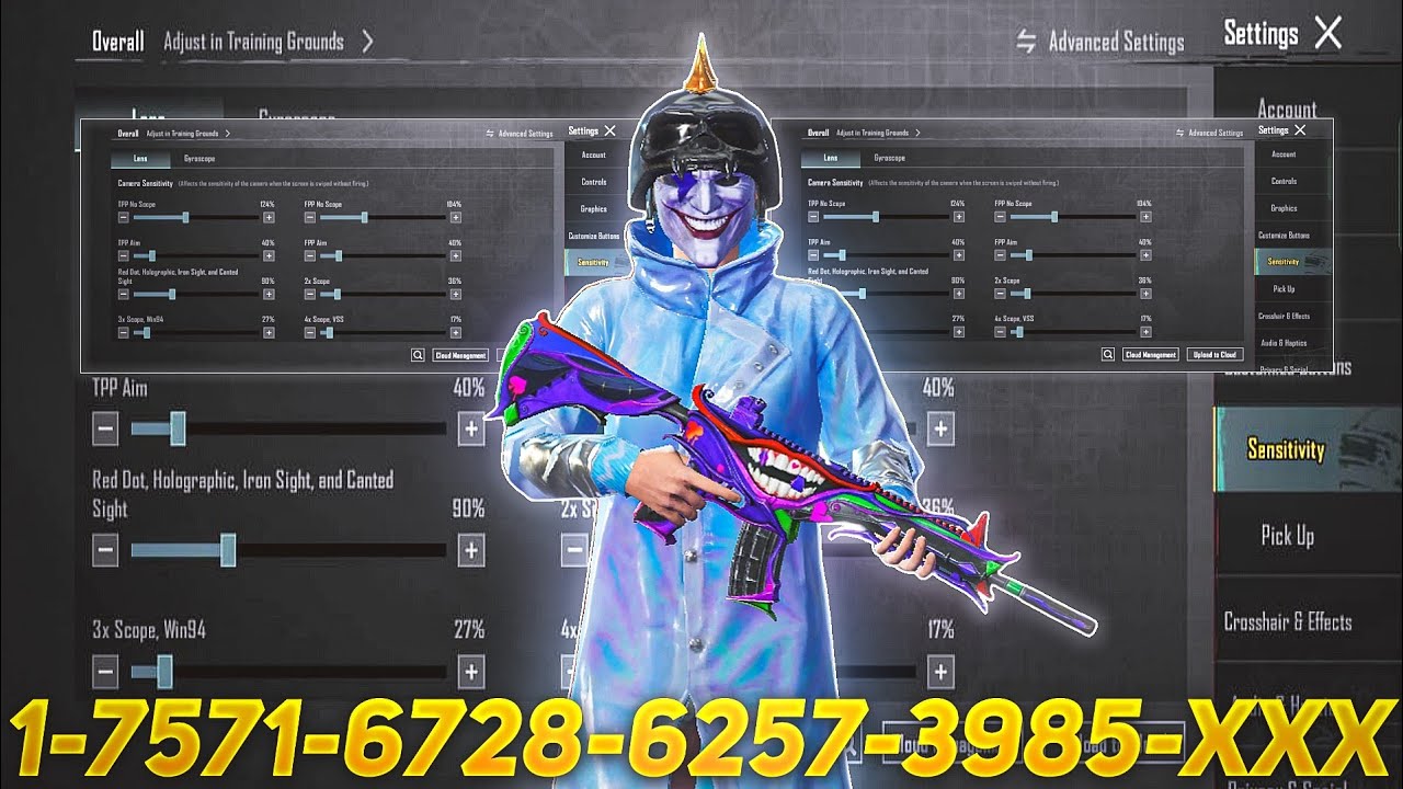 New Update 4.2⚡Best Sensitivity Code + Control Settings Pubg Mobile/Bgmi Sensitivity 2026