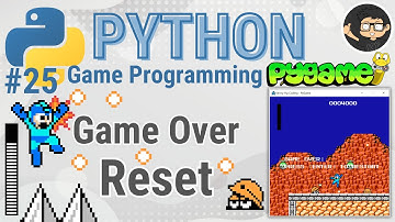 Pygame Tutorial 25 - Game Over and Reset Game