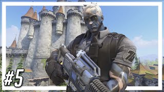 Overwatch Gameplay Soldier 76 - ALL GOLD MEDALS Eichenwalde (#5)