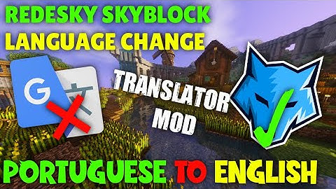 Redesky Skyblock language change mod || Translator mod || CREATOR X