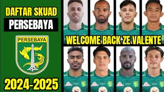 NGERI🔥 DAFTAR PEMAIN PERSEBAYA MUSIM 2024-2025 | PEMAIN BARU PERSEBAYA | BERITA PERSEBAYA HARI INI