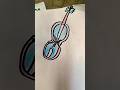 guitar  🎸 🎸 #drawing #easy and beautiful# YouTube# short video