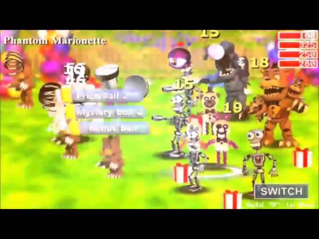 FNAF WORLD HACK !?!? FNAF World All Characters lvl 999999999999