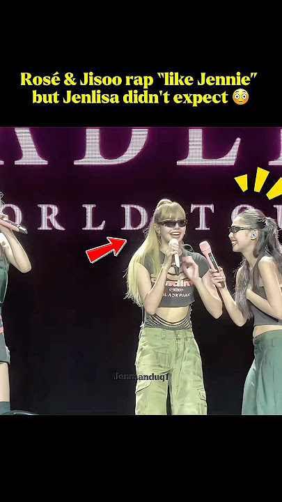 Jenlisa hyping Jisoo & rosé rapping 🔥 #blackpinkedit #jennie #jisoo #lalisa #rosé