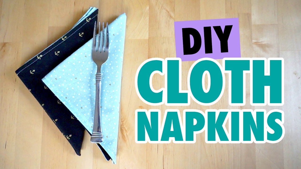 How to make linen napkins, the easy way - I Can Sew This