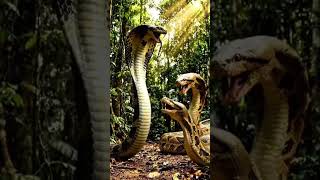 King Cobra vs Python: Kaun Jeetega? 😱 #shorts #viral