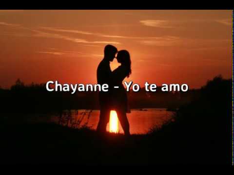 Chayanne   Yo te amo Letra