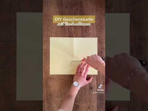 DIY Geschenkkarte mit