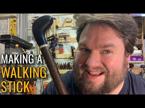 Making a Walking Stick for my Dad