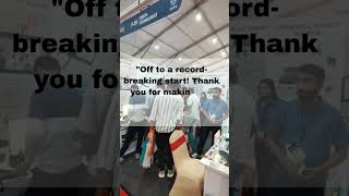 Grateful For Every Visitor Who Dropped By Our Stall