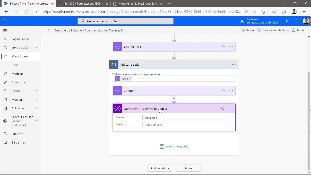 TRABALHANDO COM VARIÁVEIS NO POWER AUTOMATE - YouTube