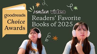 reacting to the 2025 goodreads choice awards nominees & which books i voted for 📚🏆