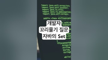 개발자 기술 면접을 위한 꼬리물기 질문 - 자바의 Set #개발자 #기술면접 #coding #programming