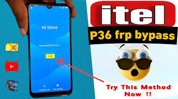 Itel p36 frp lock | Bypass Frp lock on Itel p36 Remove Google account lock for Itel p36 w6501unlock✅