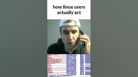 How Windows users thinks #linux users are... #shorts #linux
