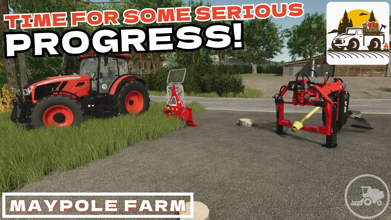 We have equipment! | Vanilla Survival Challenge on Maypole Farms - Farming Simulator 25