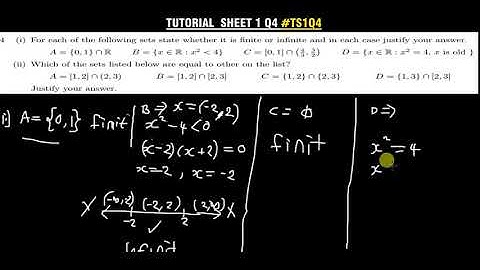MSM 111 Tutorial Sheet 1 Question 4 #TS1Q4
