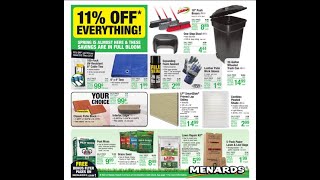 Menards 11% OFF Everything! Sales Ad Flyer 03.02.2023-03.12.2023-Week #3