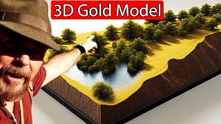 3D Models for Placer GOLD: Find Gold Every Time