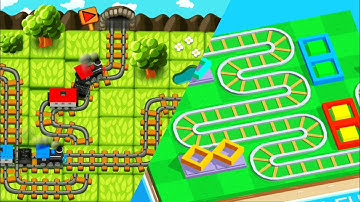Train Tiles & Color Tiles Express Combination - 2 Addictive Game In One Frame - Android Gameplay