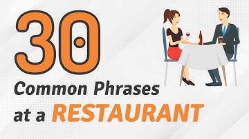 30 Common Khmer Phrases at a RESTAURANT You Should Know