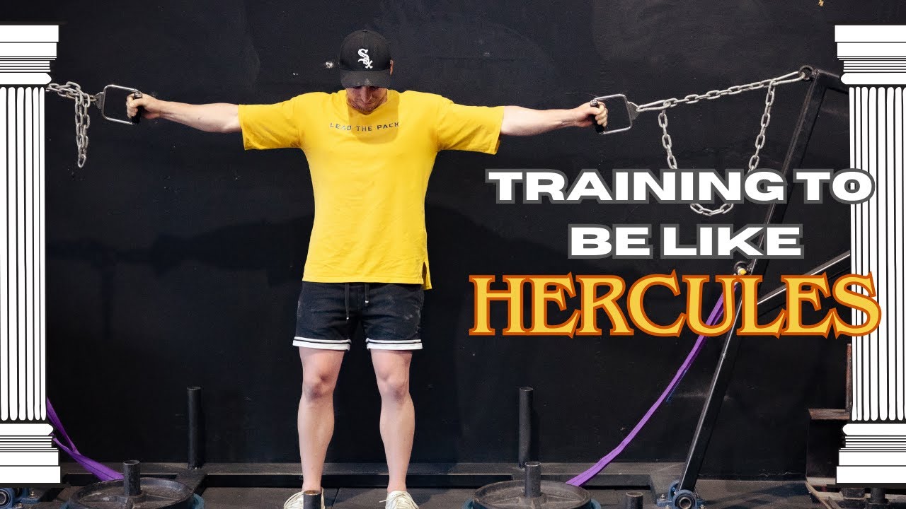 Attempting more than my bodyweight in each hand, Troy Tries Strongman