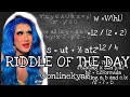 Can you answer this AMAZING math riddles? by @onlinkyne TikTok compilation