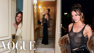 Charlotte Lawrence Gets Ready for Saint Laurent Women's Summer '23 Show | Vogue