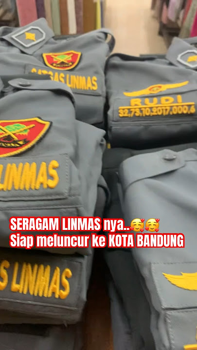 Dari Bandung aja Pesen Seragam Linmas-nya di KAINKU😍#seragamlinmas #linmasindonesia #kainkushop