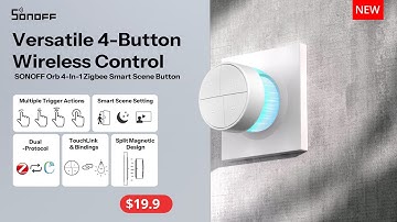 SONOFF Orb 4-In-1 Wireless Scene Control | Zigbee & Lite Smart Remote