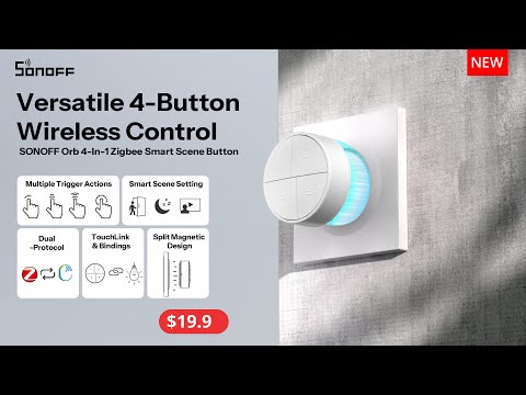 SONOFF Orb 4-In-1 Wireless Scene Control | Zigbee & Lite Smart Remote