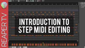 Midi Step Recording in Reaper DAW