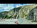 Gotthard Pass 🚘 | Driving in Switzerland 🇨🇭 | Swiss Alps Views⛰