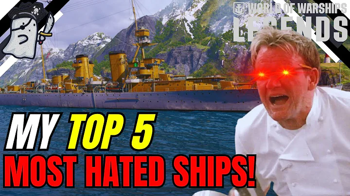 MY TOP 5 HATED/WORST SHIPS! || World of Warships: Legends