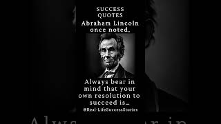 Your Path to Success: Abraham Lincoln&#39;s Powerful Advice 💪🎩🌟 #abrahamlincoln #successquotes #shorts