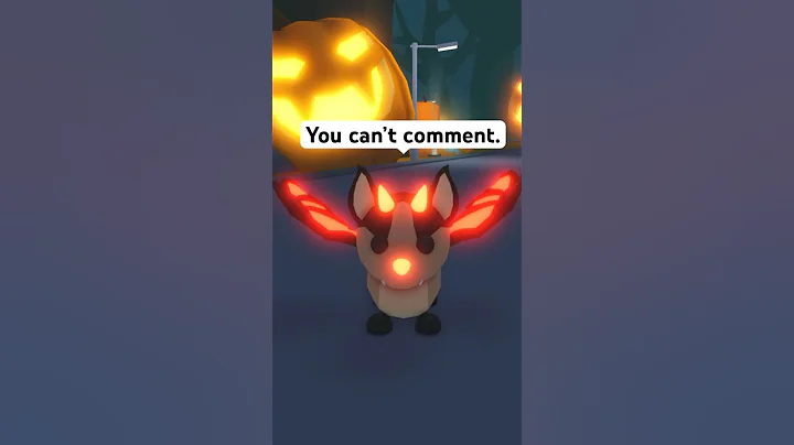 Only Adopt Me Halloween Pets Can Comment! #adoptme #roblox #adoptmeshorts
